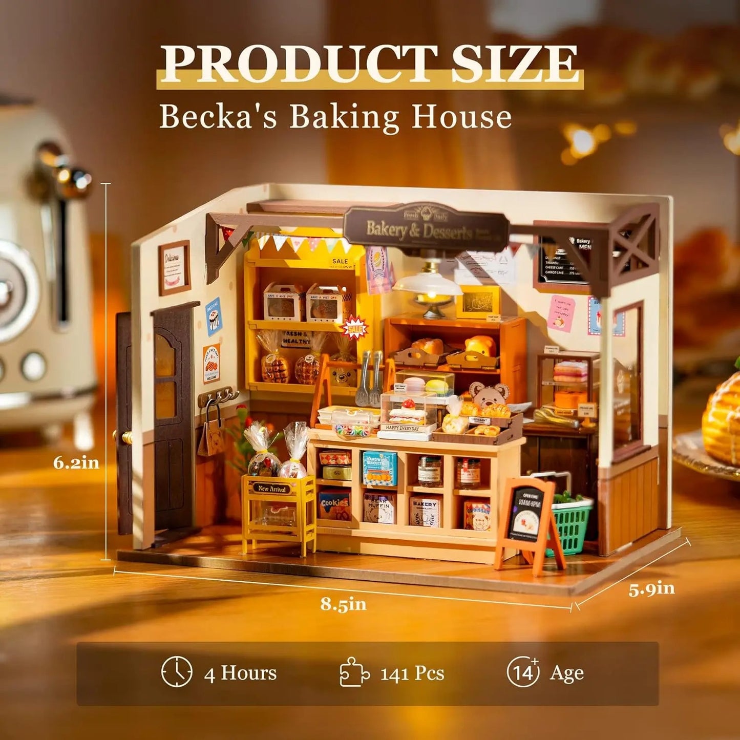 Becka's Baking House Dollhouse Model DG161